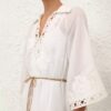 Indra Embroidered Maxi Dress Ivory Online Indra Embroidered Maxi Dress Ivory Online
