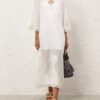 Indra Embroidered Maxi Dress Ivory Online Indra Embroidered Maxi Dress Ivory Online
