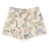 Indra Kids Quilted Short Cream Scarf Floral Online Indra Kids Quilted Short Cream Scarf Floral Online