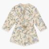 Indra Kids Quilted Short Cream Scarf Floral Online Indra Kids Quilted Short Cream Scarf Floral Online