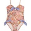 Indra Kids Tie Front 1Pc Pink Scarf Floral Online Indra Kids Tie Front 1Pc Pink Scarf Floral Online