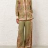 Indra Relaxed Pant Khaki Scarf Floral Online Indra Relaxed Pant Khaki Scarf Floral Online