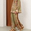 Indra Relaxed Pant Khaki Scarf Floral Online Indra Relaxed Pant Khaki Scarf Floral Online