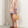 Indra Tunic Mini Dress Biscuit Scarf Floral Online Indra Tunic Mini Dress Biscuit Scarf Floral Online