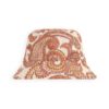 Kids Bucket Hat Cream/Orange Paisley Online Kids Bucket Hat Cream/Orange Paisley Online