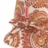 Kids Bucket Hat Cream/Orange Paisley Online Kids Bucket Hat Cream/Orange Paisley Online