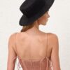 Lace Boater Black Online