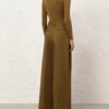 Long Sleeved Bodysuit Khaki Online Long Sleeved Bodysuit Khaki Online