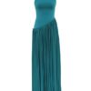 Luna Asymmetric Jersey Dress Teal Online Luna Asymmetric Jersey Dress Teal Online
