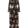 Luna Burnout Sheath Dress Black Rose Online Luna Burnout Sheath Dress Black Rose Online