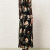 Luna Burnout Sheath Dress Black Rose Online Luna Burnout Sheath Dress Black Rose Online