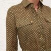 Luna Cargo Shirt Olive Dot Online Luna Cargo Shirt Olive Dot Online