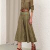 Luna Cargo Shirt Olive Dot Online Luna Cargo Shirt Olive Dot Online
