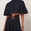 Luna Denim Capelet Night Sky Online Luna Denim Capelet Night Sky Online