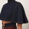 Luna Denim Capelet Night Sky Online Luna Denim Capelet Night Sky Online