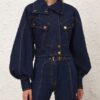 Luna Denim Utility Bomber Harbour Blue Online Luna Denim Utility Bomber Harbour Blue Online
