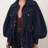 Luna Denim Utility Jacket Harbour Blue Online Luna Denim Utility Jacket Harbour Blue Online