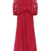 Luna Lace Billow Gown Fuchsia Online Luna Lace Billow Gown Fuchsia Online