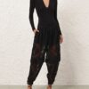 Luna Lace Harem Pant Black Online