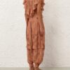 Luna Lace Harem Pant Peach Online Luna Lace Harem Pant Peach Online