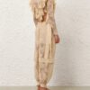 Luna Lace Long Sleeved Bodice Cream Online