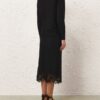 Luna Merino Lace Midi Skirt Black Online Luna Merino Lace Midi Skirt Black Online