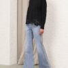 Luna Merino Lace Sweater Black Online Luna Merino Lace Sweater Black Online
