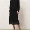 Luna Merino Lace Sweater Black Online Luna Merino Lace Sweater Black Online