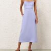 Luna Pleated Frill Skirt Dusty Pink Online Luna Pleated Frill Skirt Dusty Pink Online
