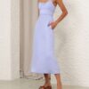 Luna Pleated Frill Skirt Dusty Pink Online Luna Pleated Frill Skirt Dusty Pink Online