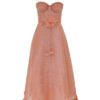 Luna Ruffle Midi Dress Peony Online