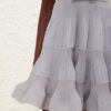 Luna Ruffle Midi Dress Peony Online