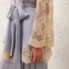 Luna Satin Wrap Top Powder Blue Online