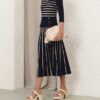 Luna Striped Top Navy/Cream Online Luna Striped Top Navy/Cream Online