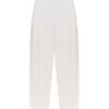 Luna Twill Barrel Pant White Online Luna Twill Barrel Pant White Online