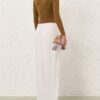 Luna Twill Barrel Pant White Online Luna Twill Barrel Pant White Online