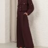 Luna Wool Cargo Jacket Mahogany Online