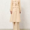 Luna Wool Silk Coat Cream Online Luna Wool Silk Coat Cream Online
