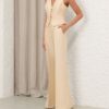 Luna Wool Silk Waistcoat Cream Online