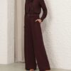 Luna Wool Tailored Pant Mahogany Online Luna Wool Tailored Pant Mahogany Online