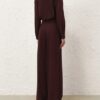 Luna Wool Tailored Pant Mahogany Online Luna Wool Tailored Pant Mahogany Online