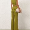 Luna Wool Waistcoat Pistachio Online