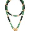 Mellow Stone Necklace Antique Gold/Malachite Online Mellow Stone Necklace Antique Gold/Malachite Online