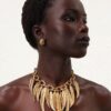 Mira Charm Necklace Gold Online Mira Charm Necklace Gold Online
