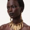 Mira Charm Necklace Gold Online Mira Charm Necklace Gold Online