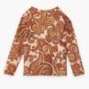 Patience Kids Rashie Cream/Orange Paisley Online Patience Kids Rashie Cream/Orange Paisley Online