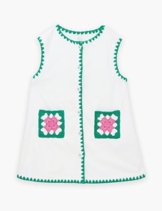 Patience Kids Terry Dress Ivory Online Patience Kids Terry Dress Ivory Online