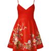 Patience Mini Dress Red Floral Online Patience Mini Dress Red Floral Online