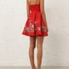 Patience Mini Dress Red Floral Online Patience Mini Dress Red Floral Online