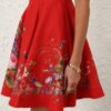 Patience Mini Dress Red Floral Online Patience Mini Dress Red Floral Online